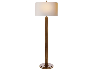 LONGACRE - Metal floor lamp and linen shade by Visual Comfort Europe - view 3